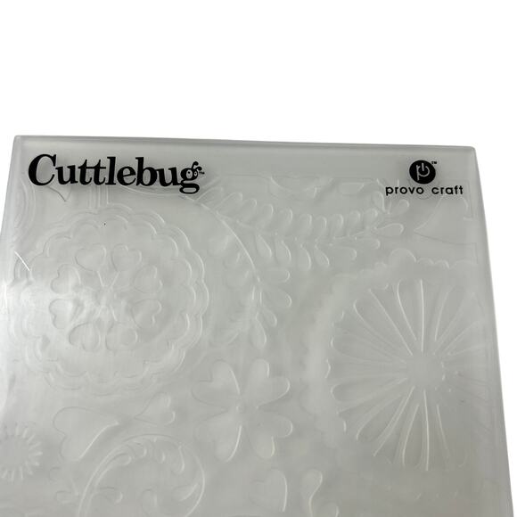 CUTTLEBUG Provo Craft 3 Embossing Folders Elegant Floral Damask Card Making - Picture 3 of 7